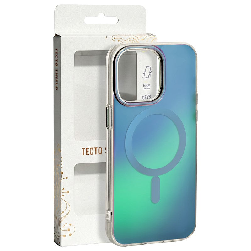Etui Tecto Shield Aurora Blue iPhone 15 pro